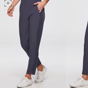 2 Athleta Brooklyn Pant (Black & Olive Green)